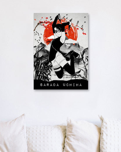 Sarada Uchiha - @RezekiArt