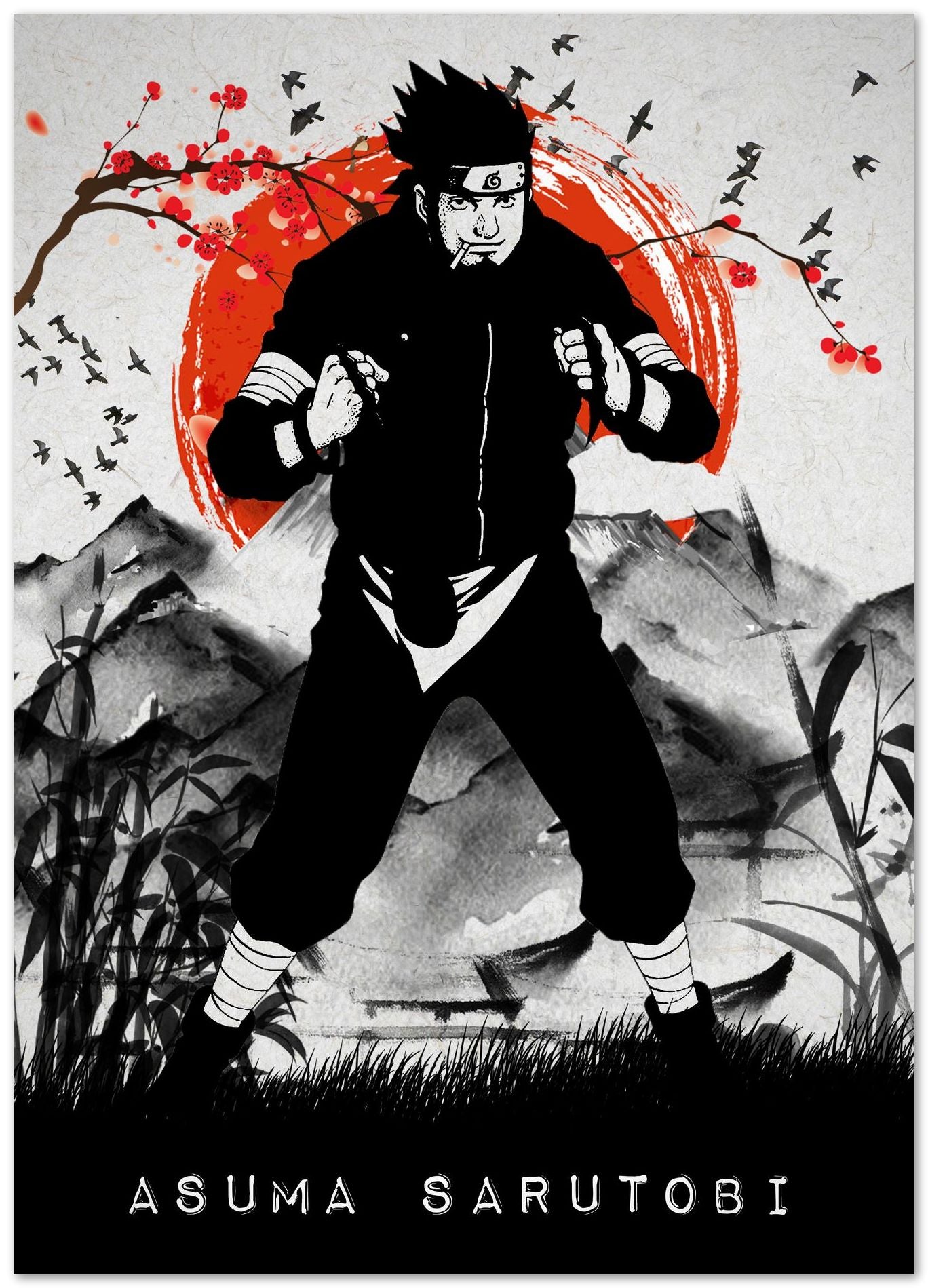 Asuma Sarutobi - @RezekiArt