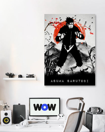 Asuma Sarutobi - @RezekiArt