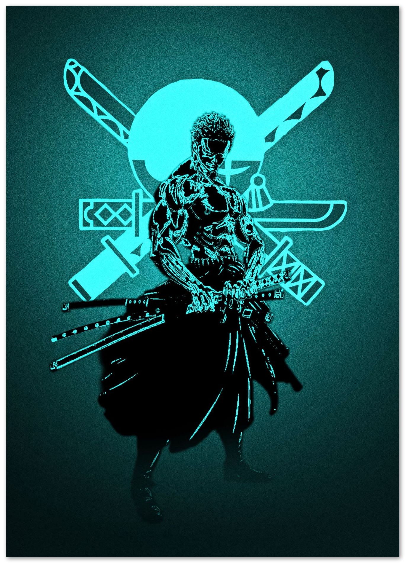 neon zoro - @4147_design