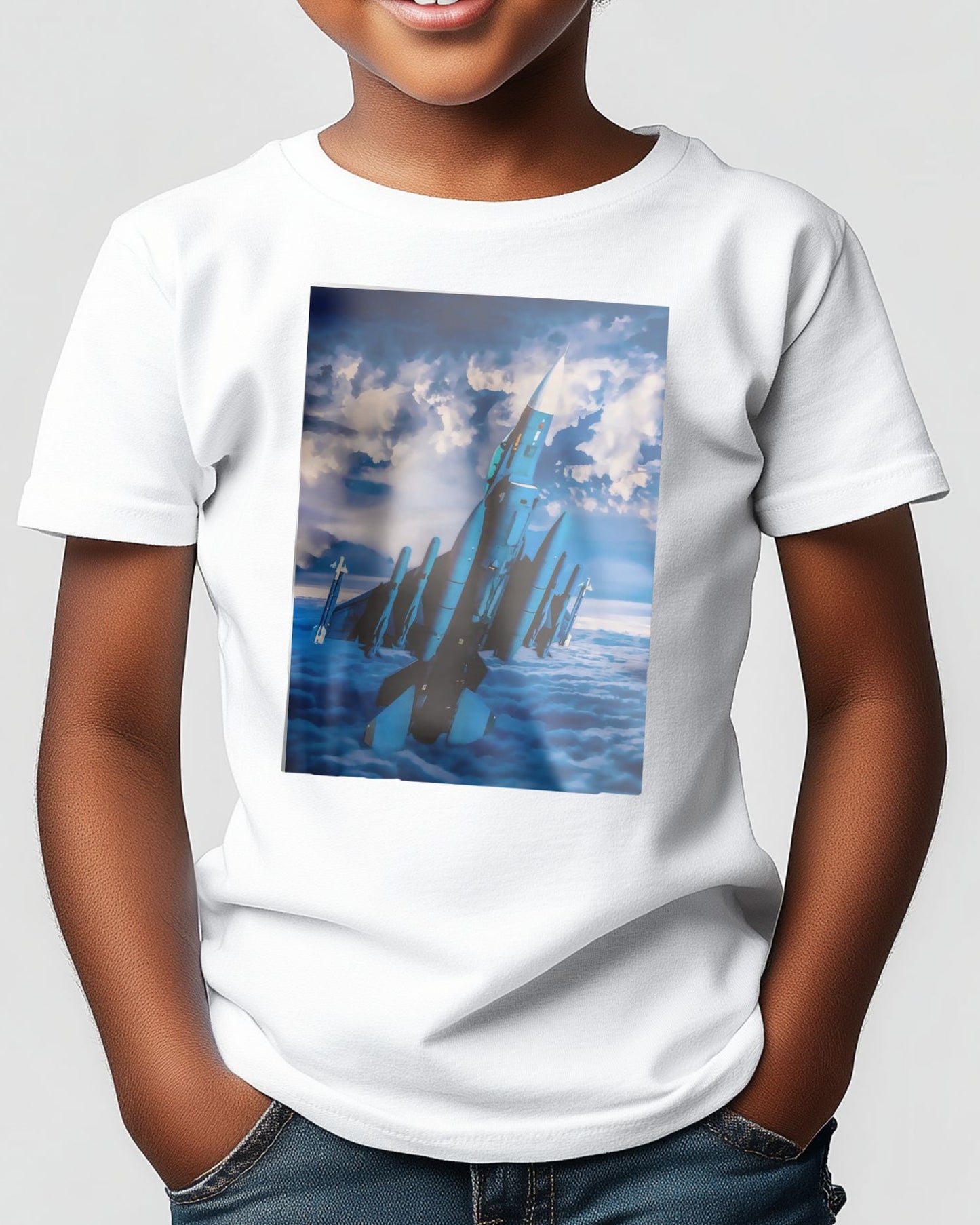 Ace Combat jet fighter blue skies - @SyanArt