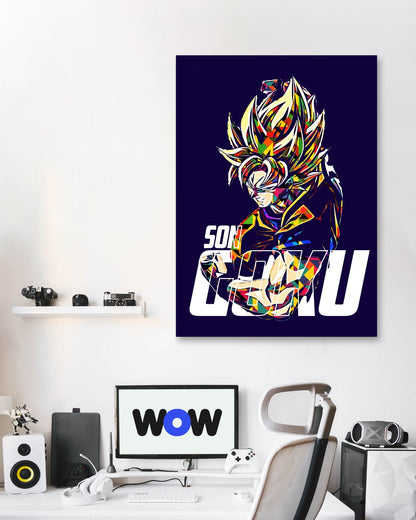 goku saiyan - @wibuumerch