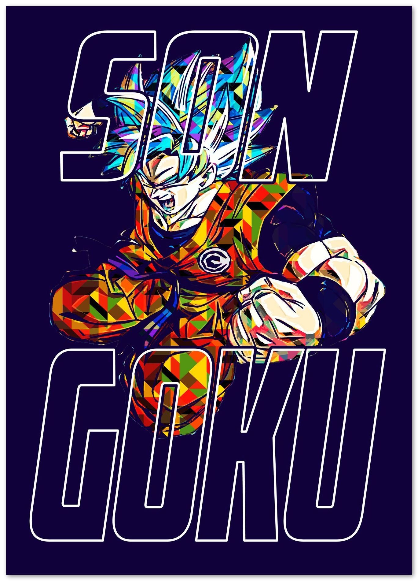 super saiyan son goku - @wibuumerch