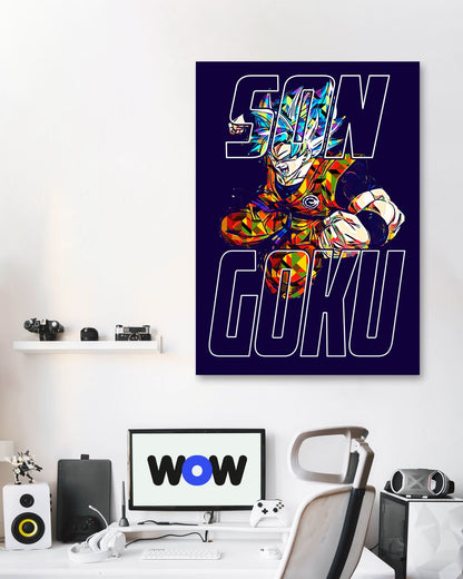 super saiyan son goku - @wibuumerch