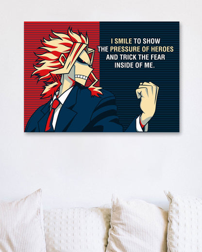 All Might or Toshinori Yagi Quotes - @HidayahCreative