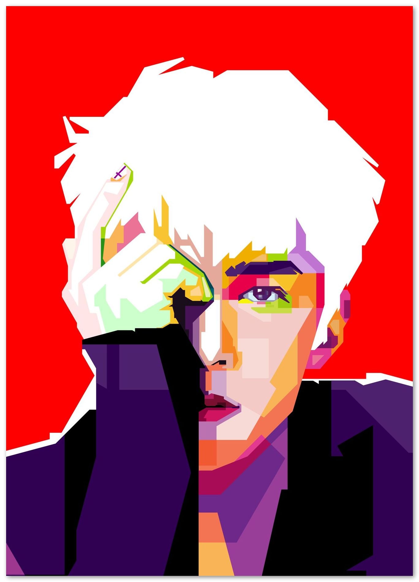 WPAP Ooh Sehun with Red BG - @WPAPbyiant