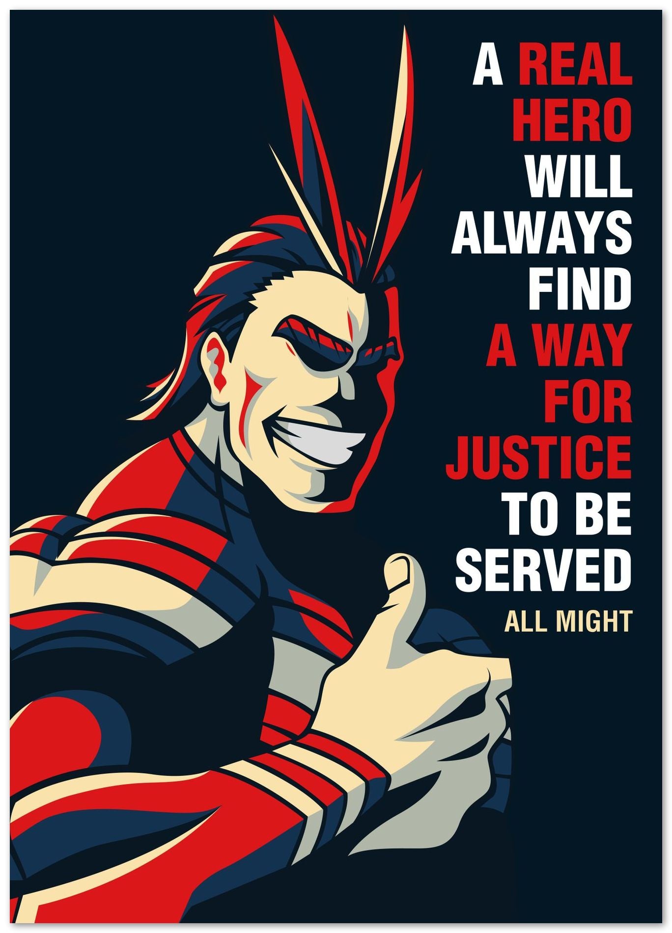 All Might Quotes - My Hero Academia - @HidayahCreative