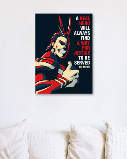 All Might Quotes - My Hero Academia - @HidayahCreative