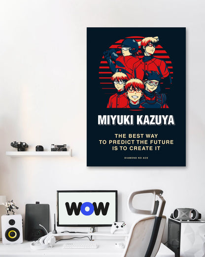 Miyuki Kazuya Quotes - Predict The Future - @HidayahCreative