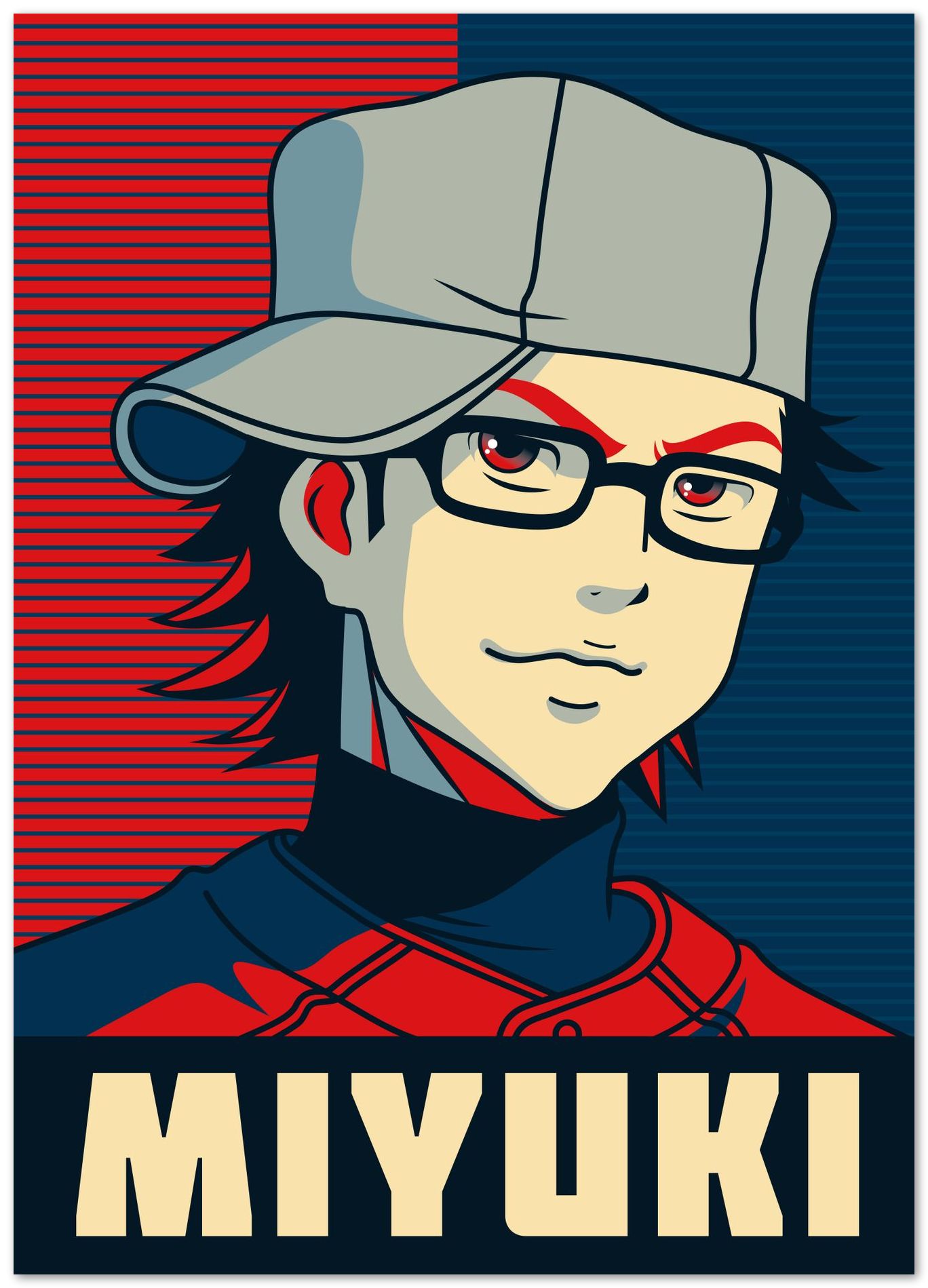 Diamond no Ace: Miyuki Kazuya with Hat - @HidayahCreative