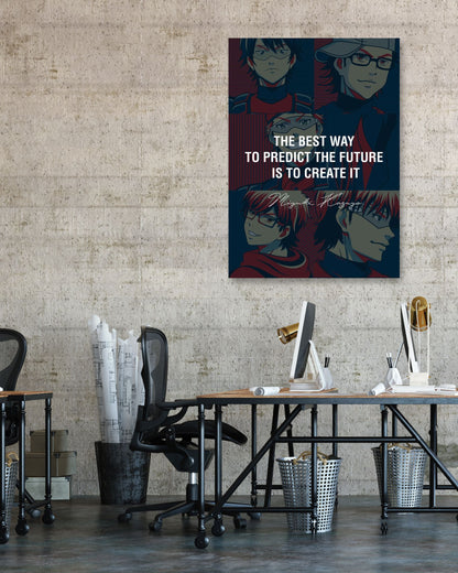 Anime Quotes by Miyuki Kazuya - Predict The Future - @HidayahCreative