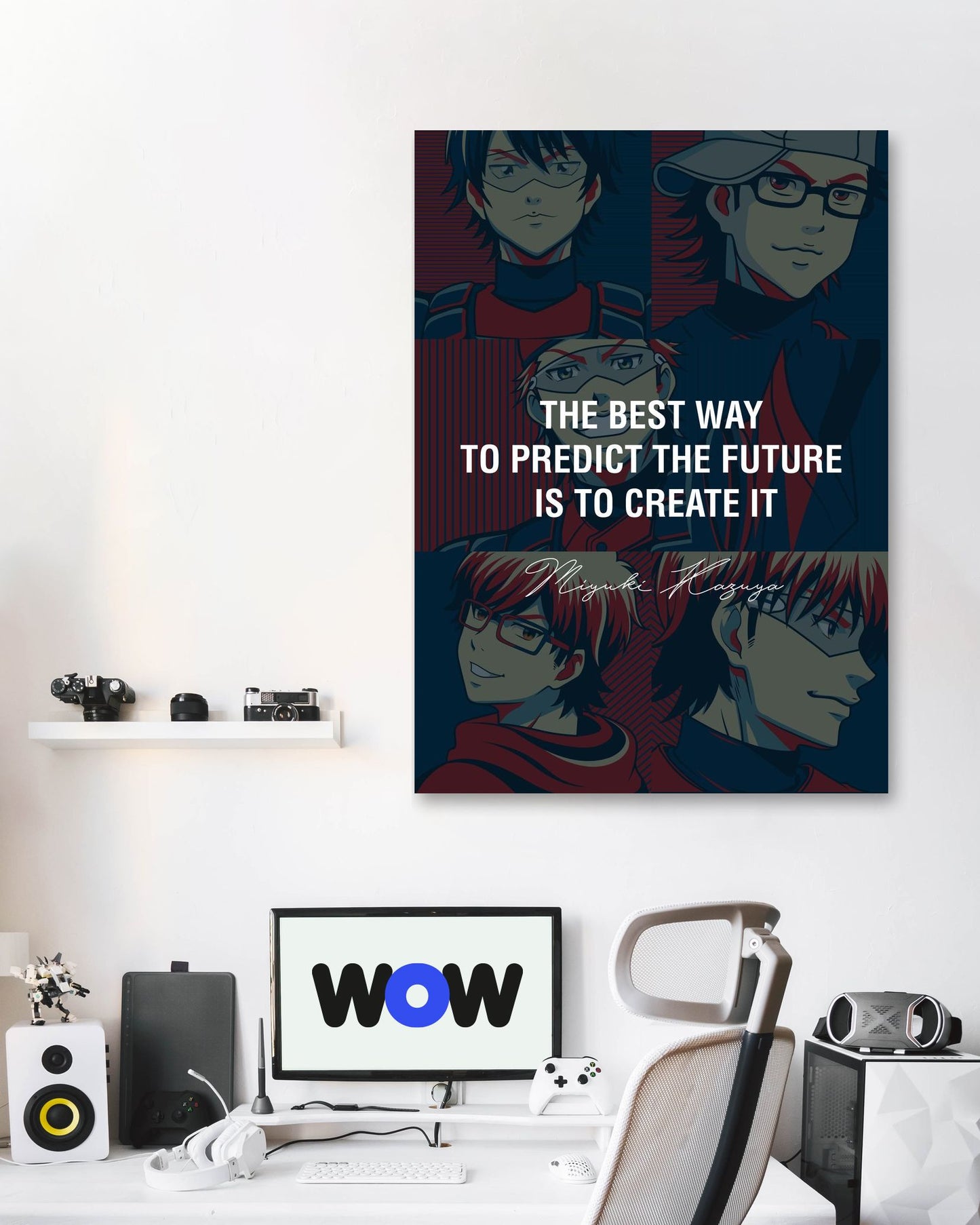 Anime Quotes by Miyuki Kazuya - Predict The Future - @HidayahCreative