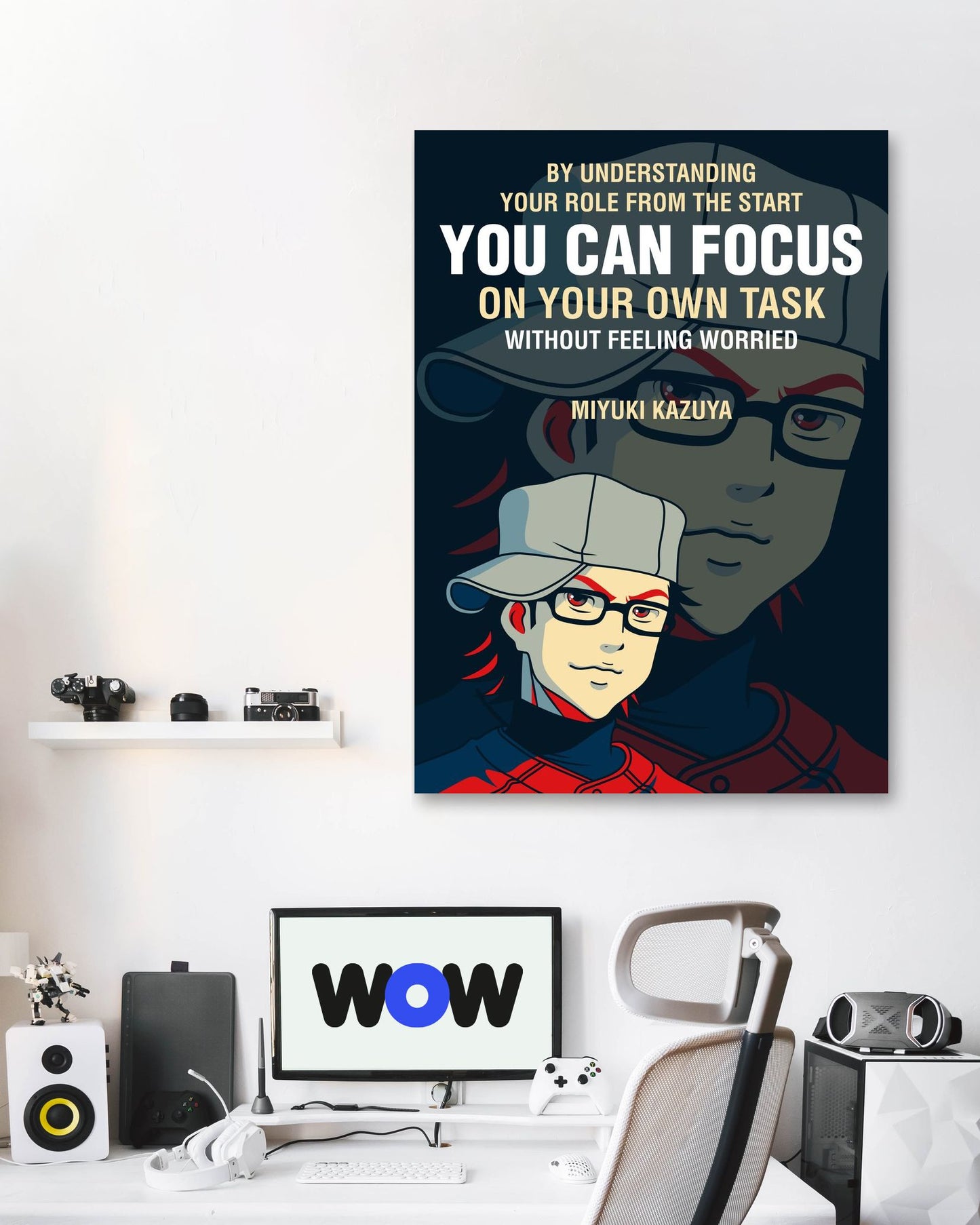 Anime Quotes by Miyuki Kazuya: Focus on Your Own Task - @HidayahCreative