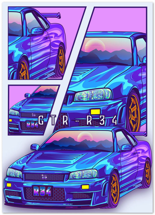 Nissan Skyline Gtr R34 Car - @IlhamQrov