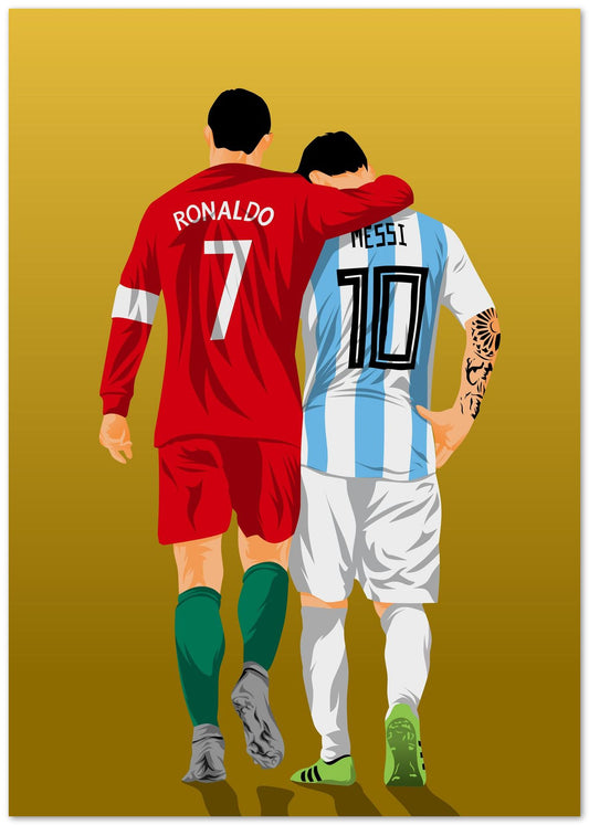 CR7 & Leo Messi - @miracle_std