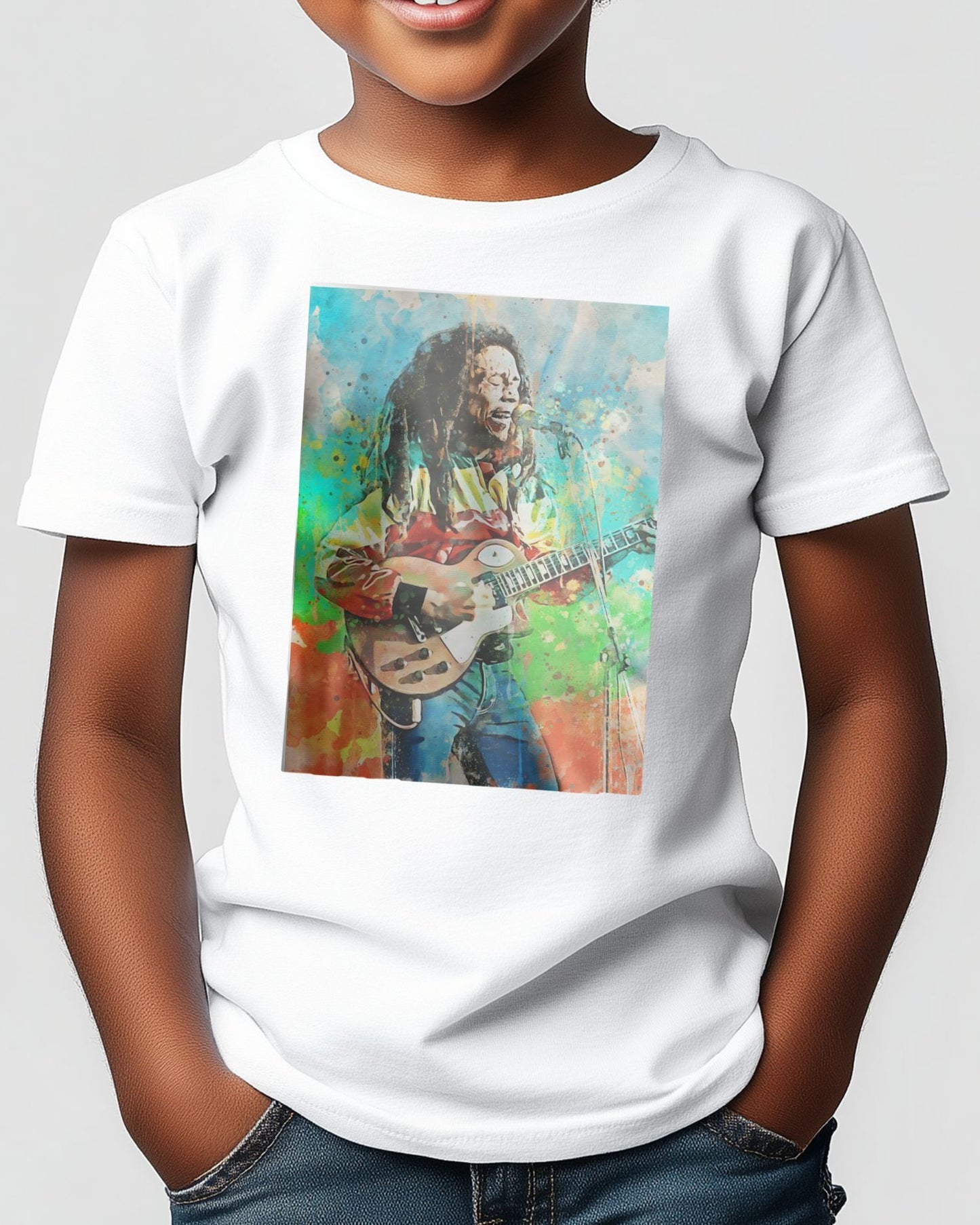 bob marley watercolors art - @Baracca