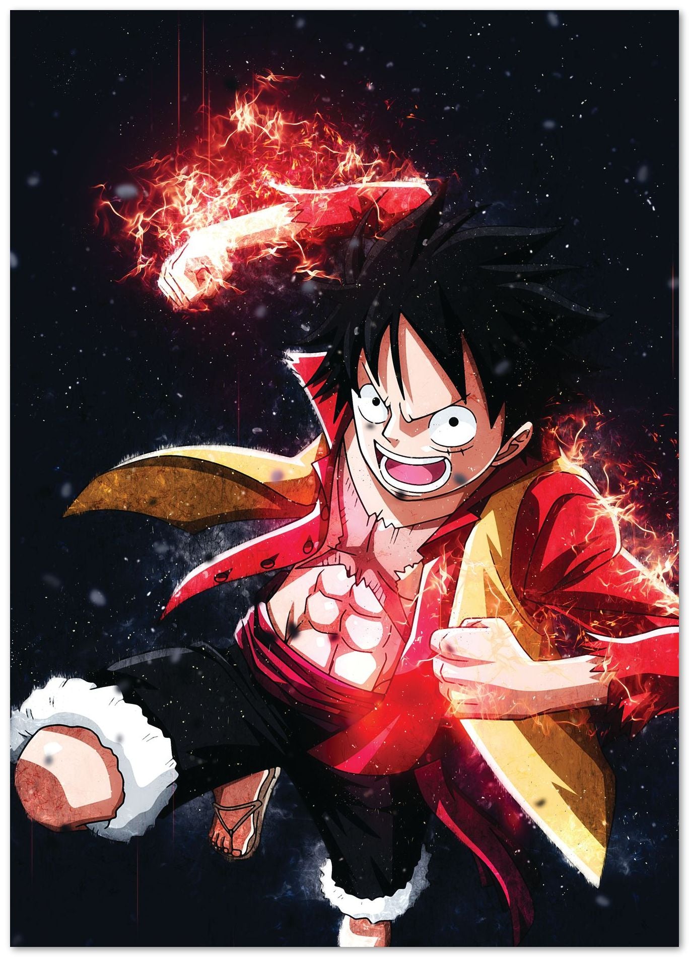 One Piece Luffy - @Masahiro_art