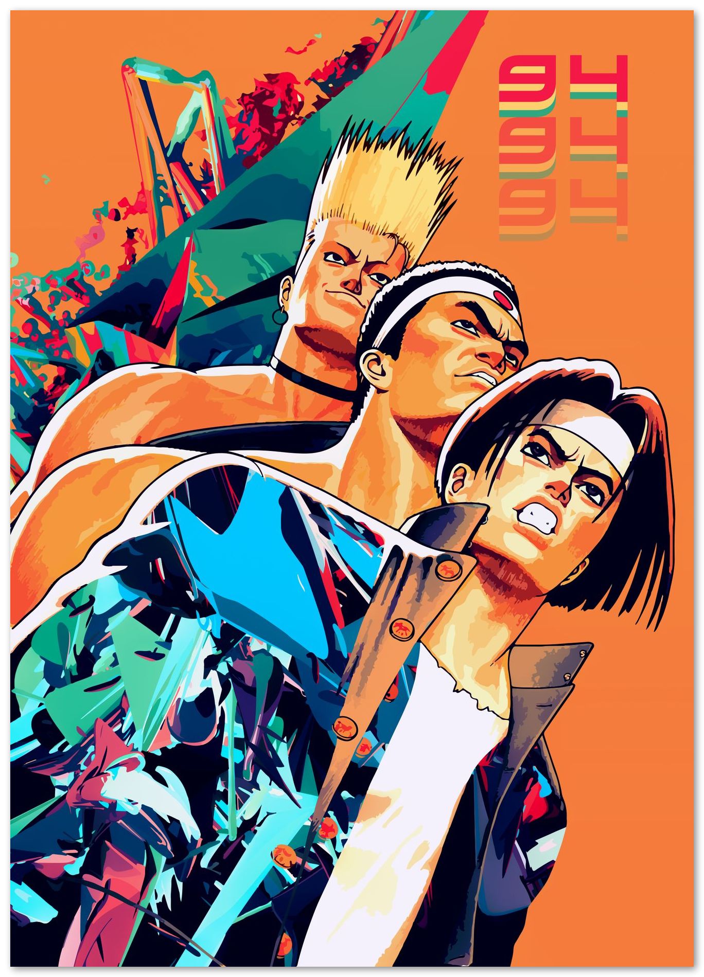 the king of fighters 94 wpap art - @SyanArt
