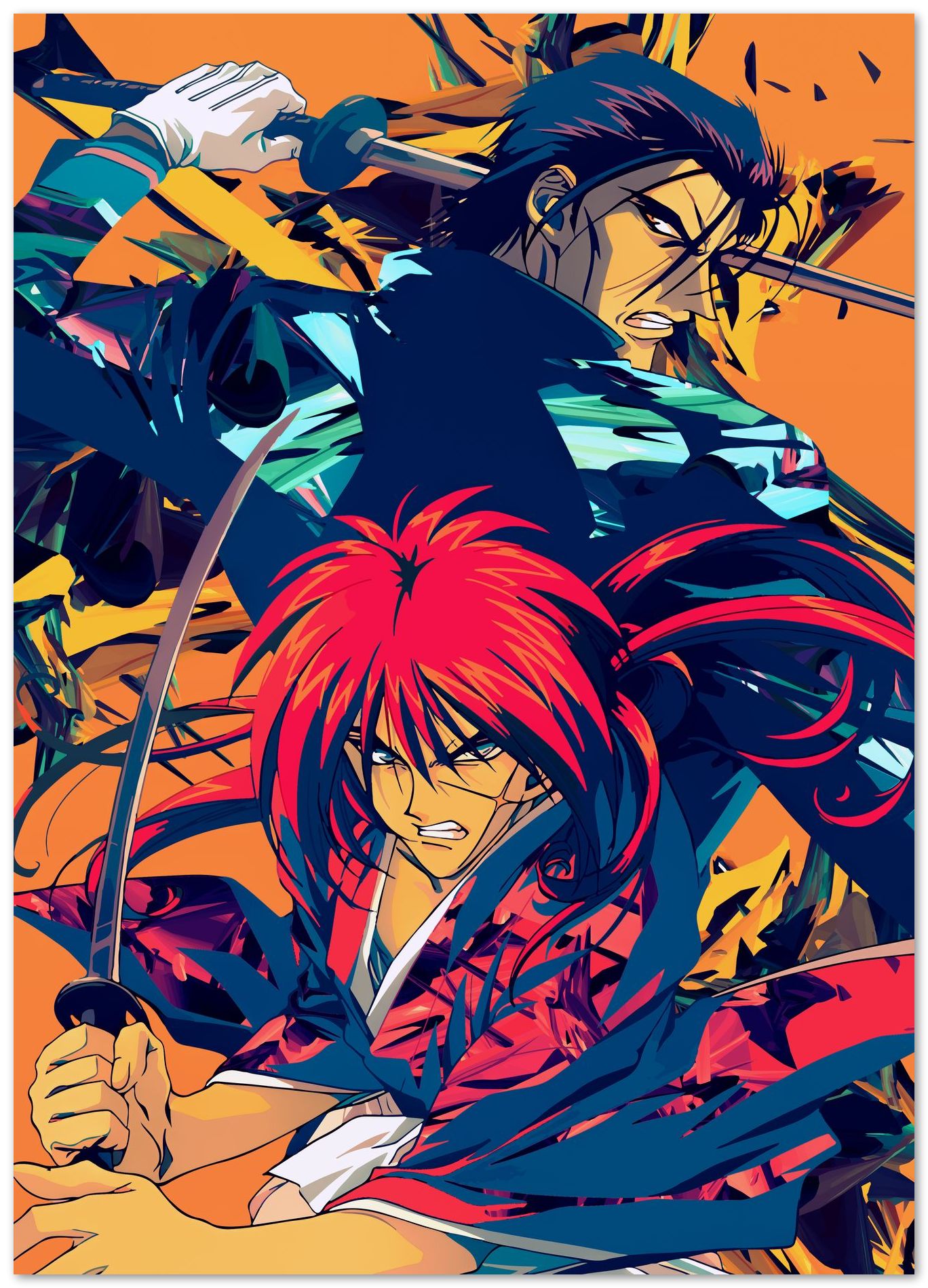 kenshin x saito wpap art - @SyanArt