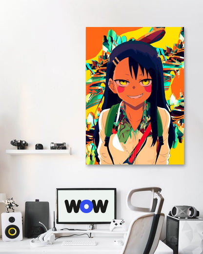 Nagatoro wpap art vector anime - @SyanArt