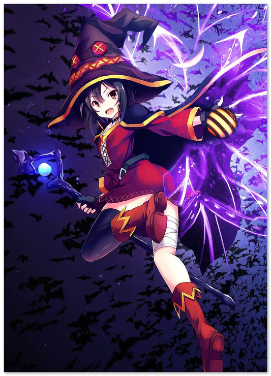 Megumin cute Konosuba witch girl - @SyanArt