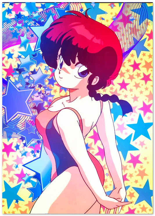 ranma chan cute swimsuit kawaii - @SyanArt