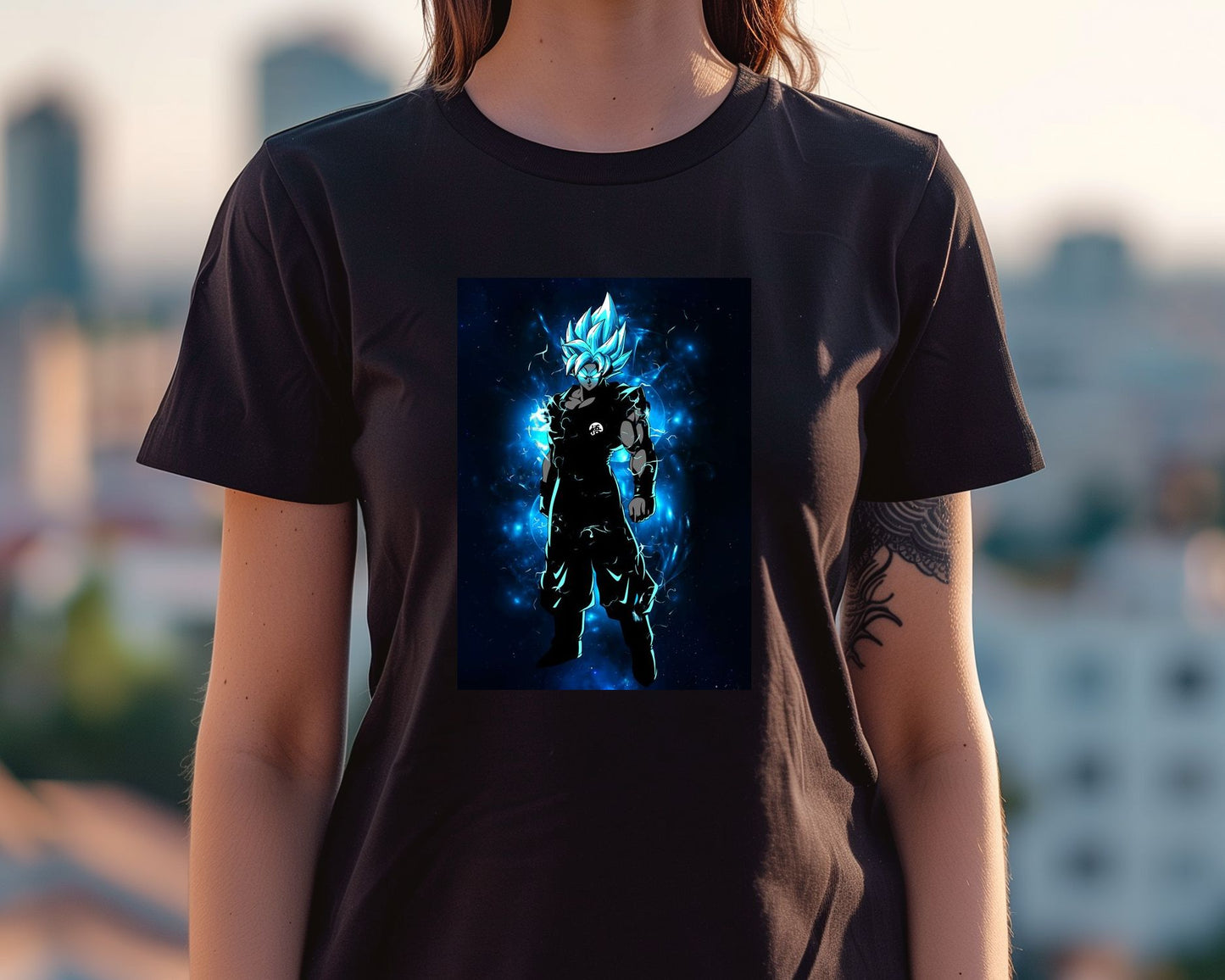 The ultimate blue god aura warrior dbz  - @SyanArt