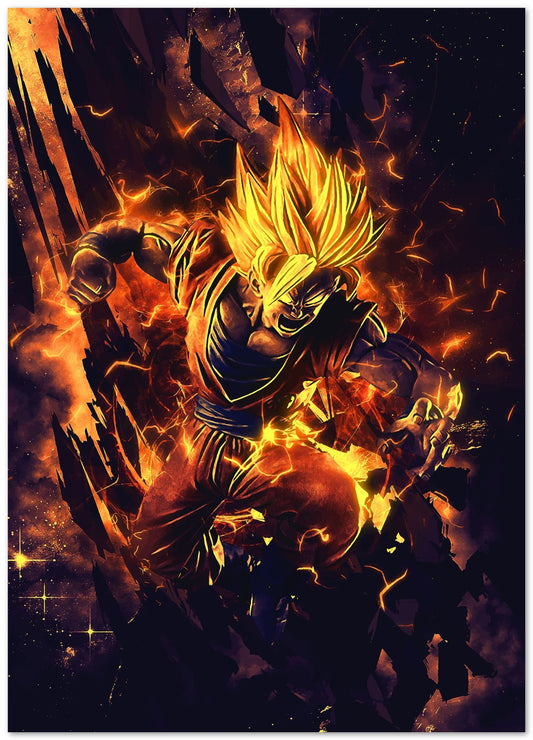 Lord super saiyan gold  - @SyanArt