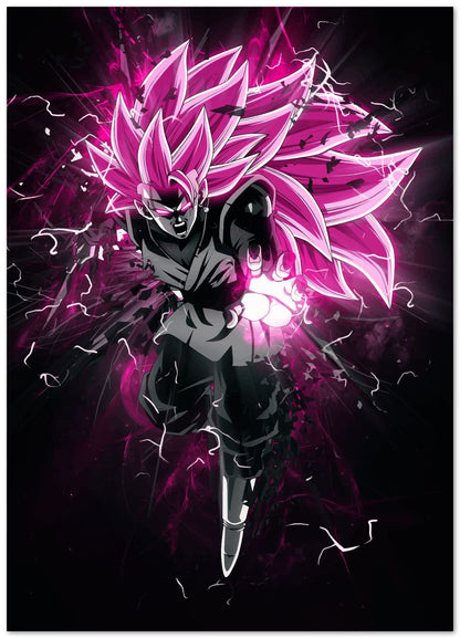 SSJ3 rose gonna get you aura warrior  - @SyanArt