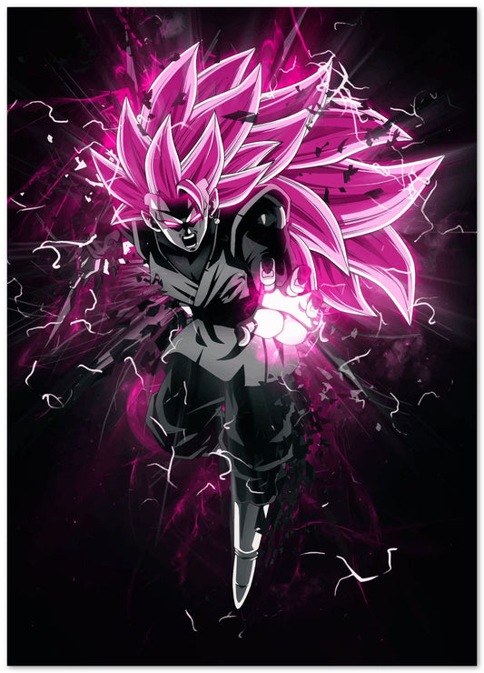 SSJ3 rose gonna get you aura warrior  - @SyanArt