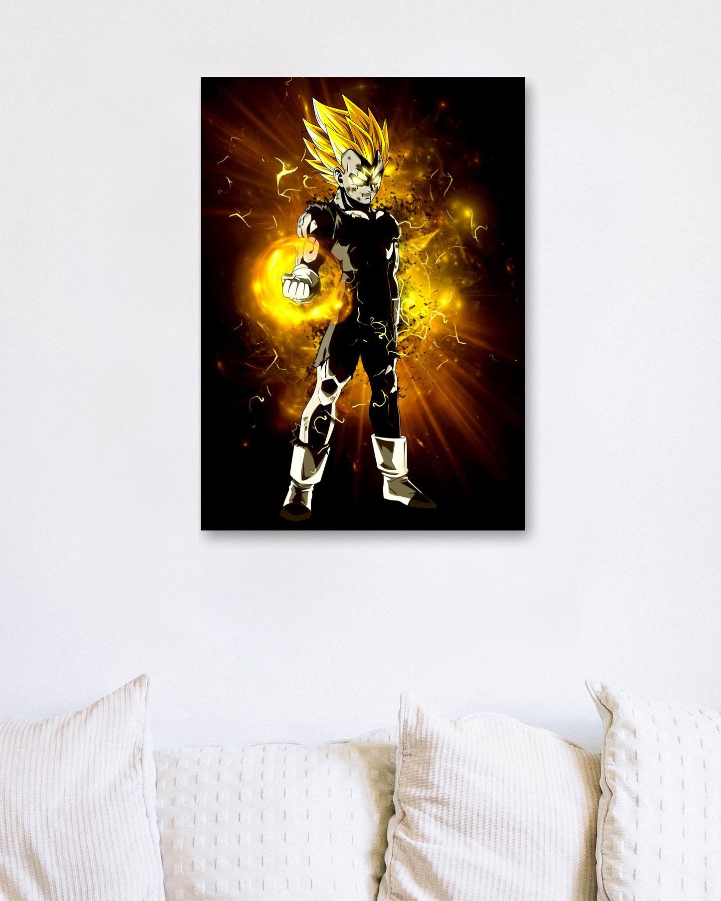 Majin aura warrior gold pride prince - @SyanArt