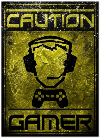 Caution gamer - @SyanArt