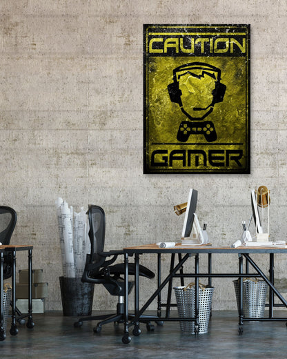 Caution gamer - @SyanArt