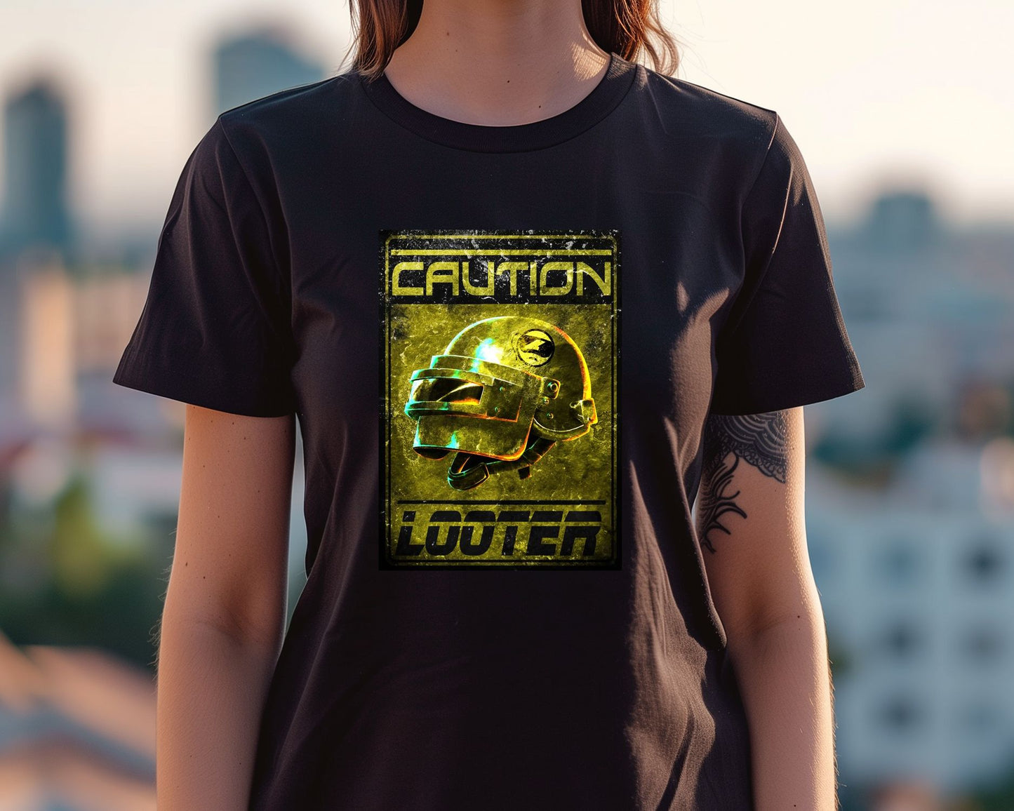 Caution looter pubg battleroyale sign - @SyanArt