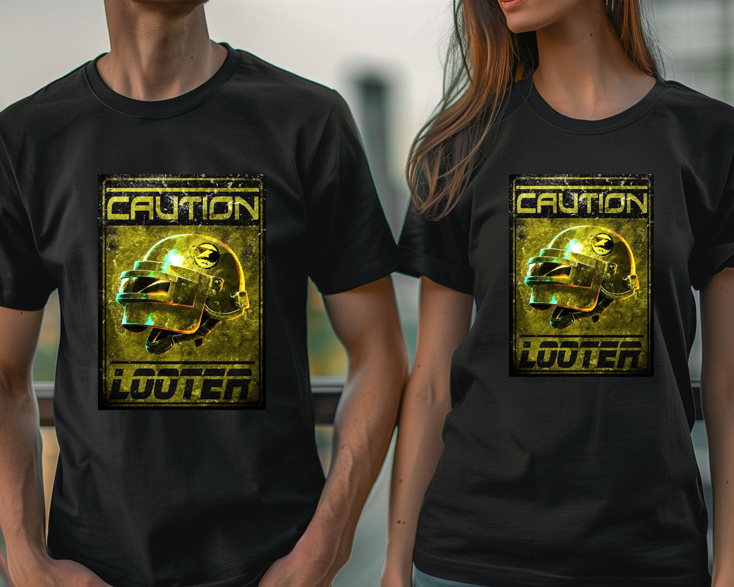 Caution looter pubg battleroyale sign - @SyanArt