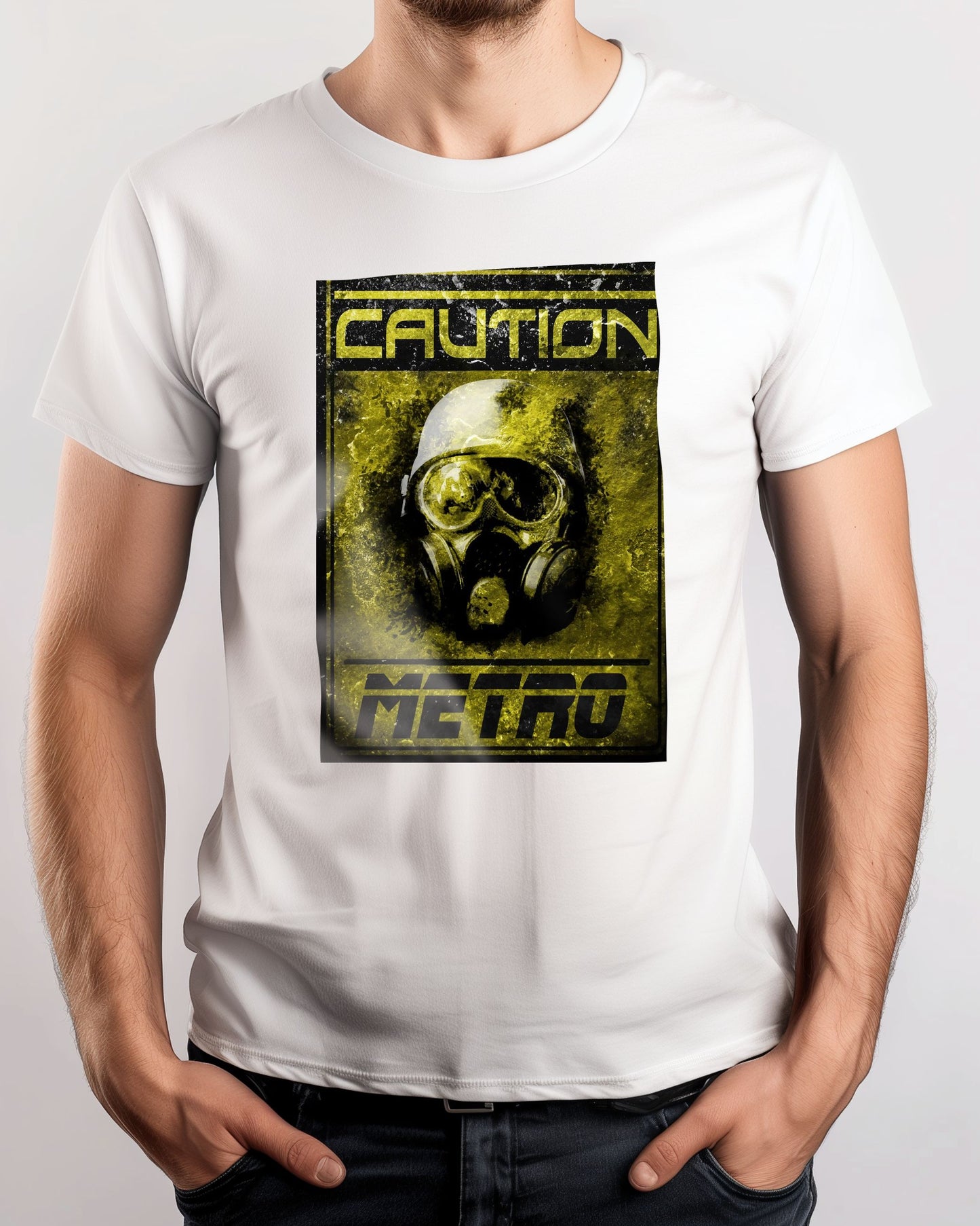 Caution metro mutants helmet gaming sign - @SyanArt