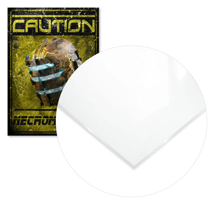 Caution dead space helmet - @SyanArt