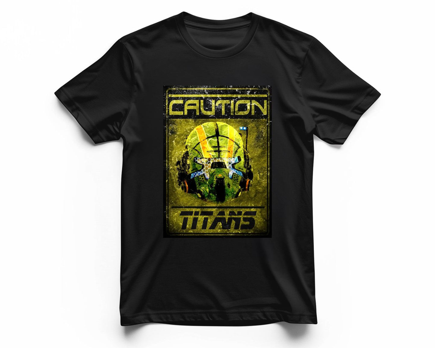 Caution titanfall helmet funny sign meme - @SyanArt