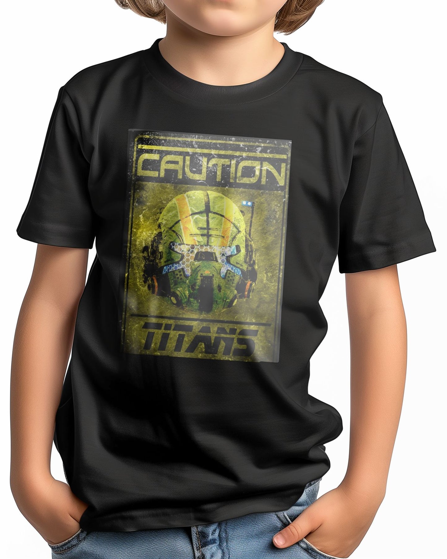 Caution titanfall helmet funny sign meme - @SyanArt