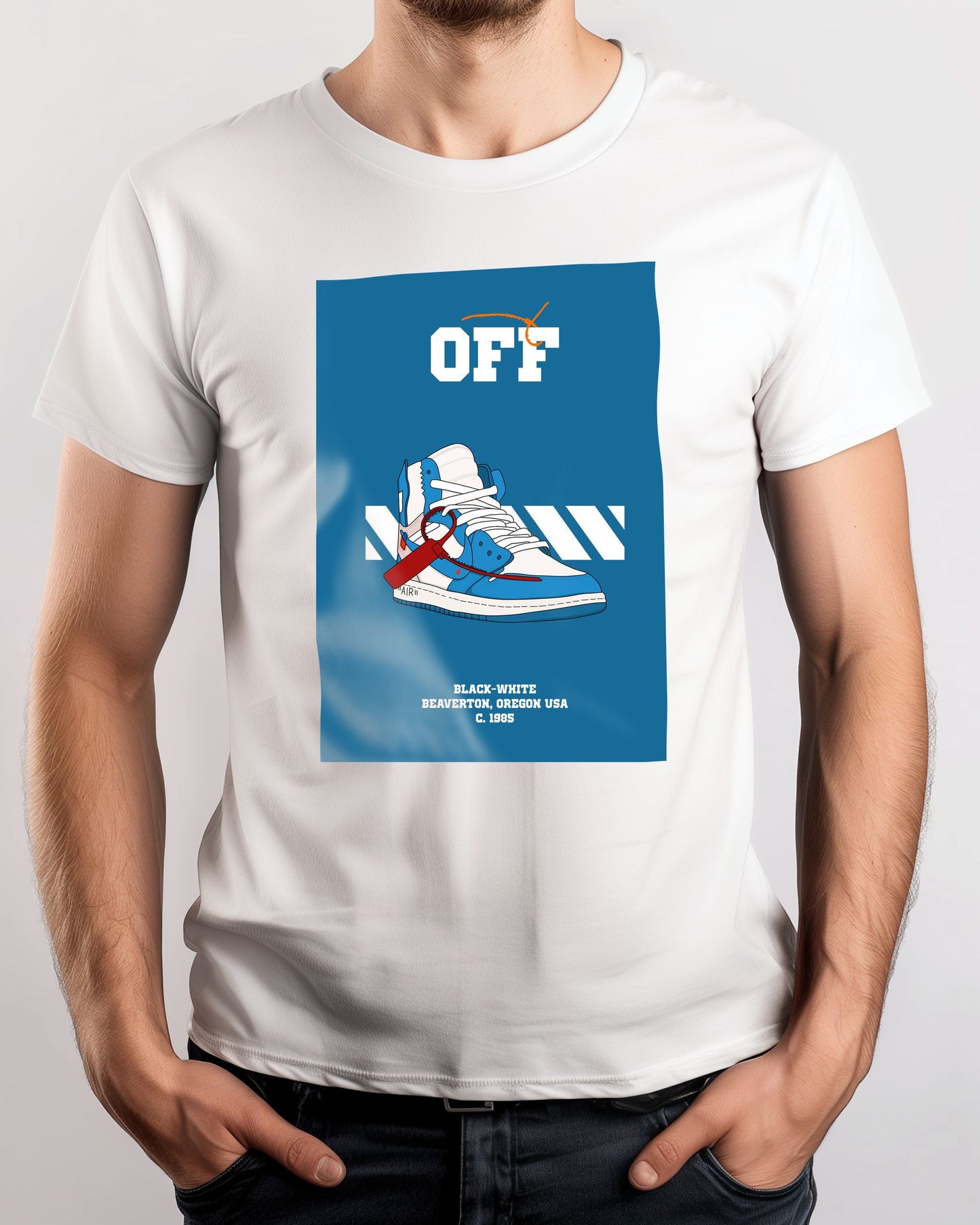 One retro x off blue - @SNEAKHEAD