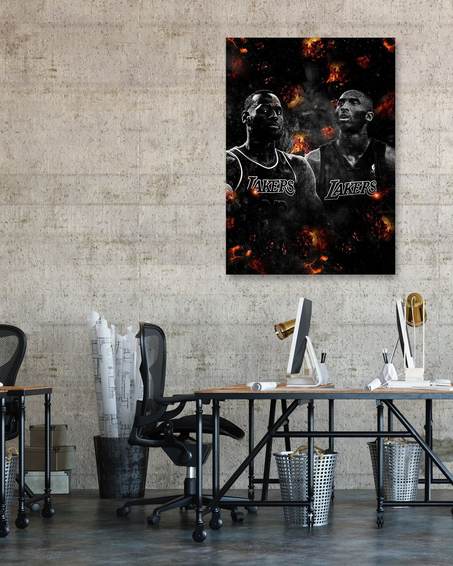 Basketball players Legend - Space Abstract - @Windriani