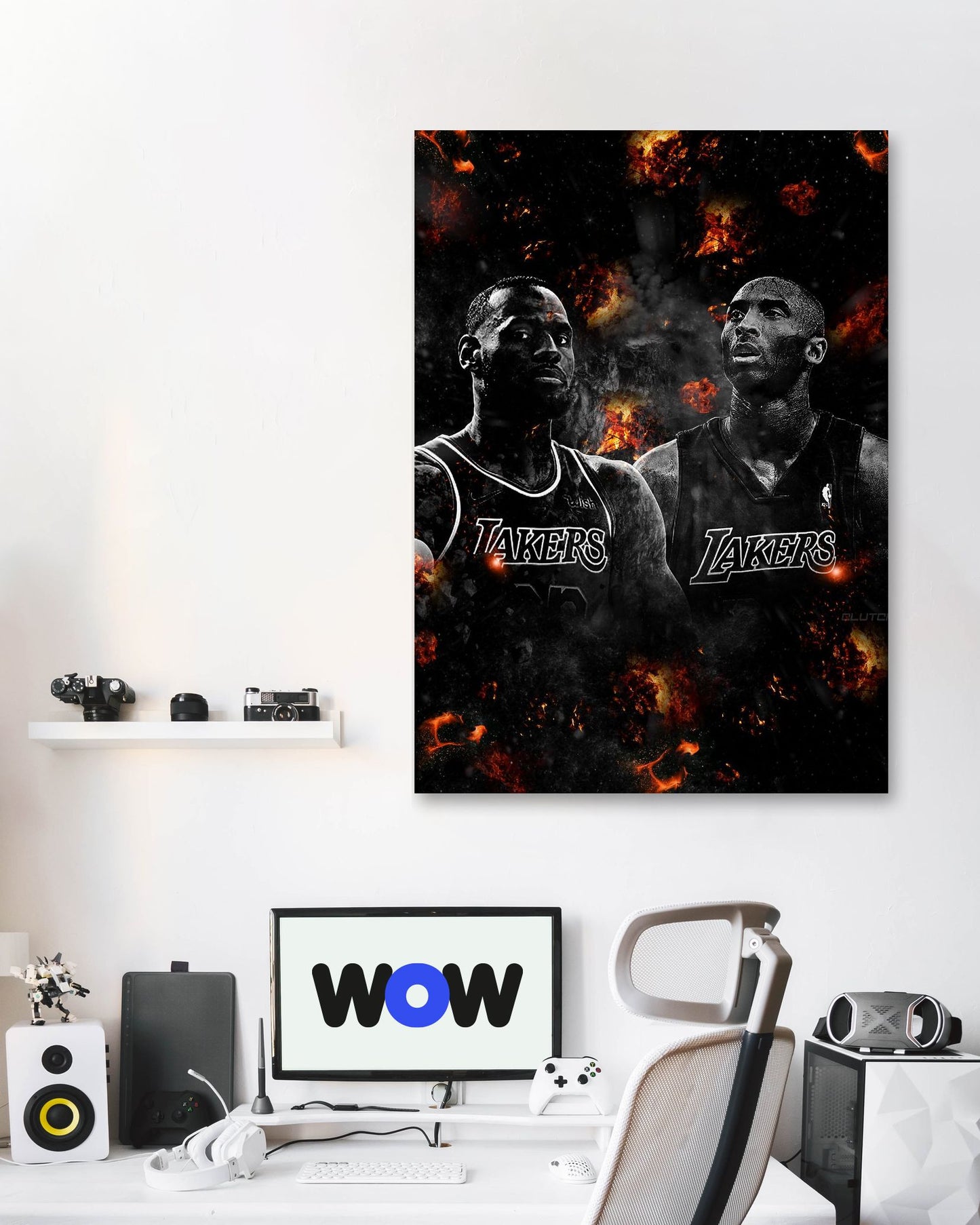 Basketball players Legend - Space Abstract - @Windriani