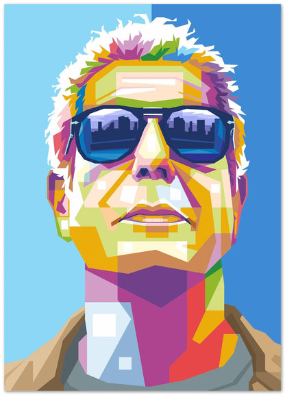 Anthony Bourdain in Pop Art - @WpapArtist