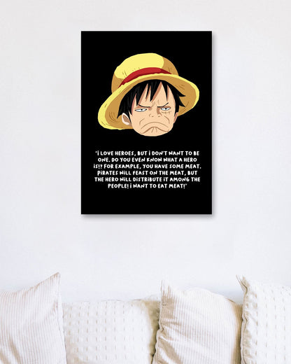 Luffy D Monkey - @RezekiArt