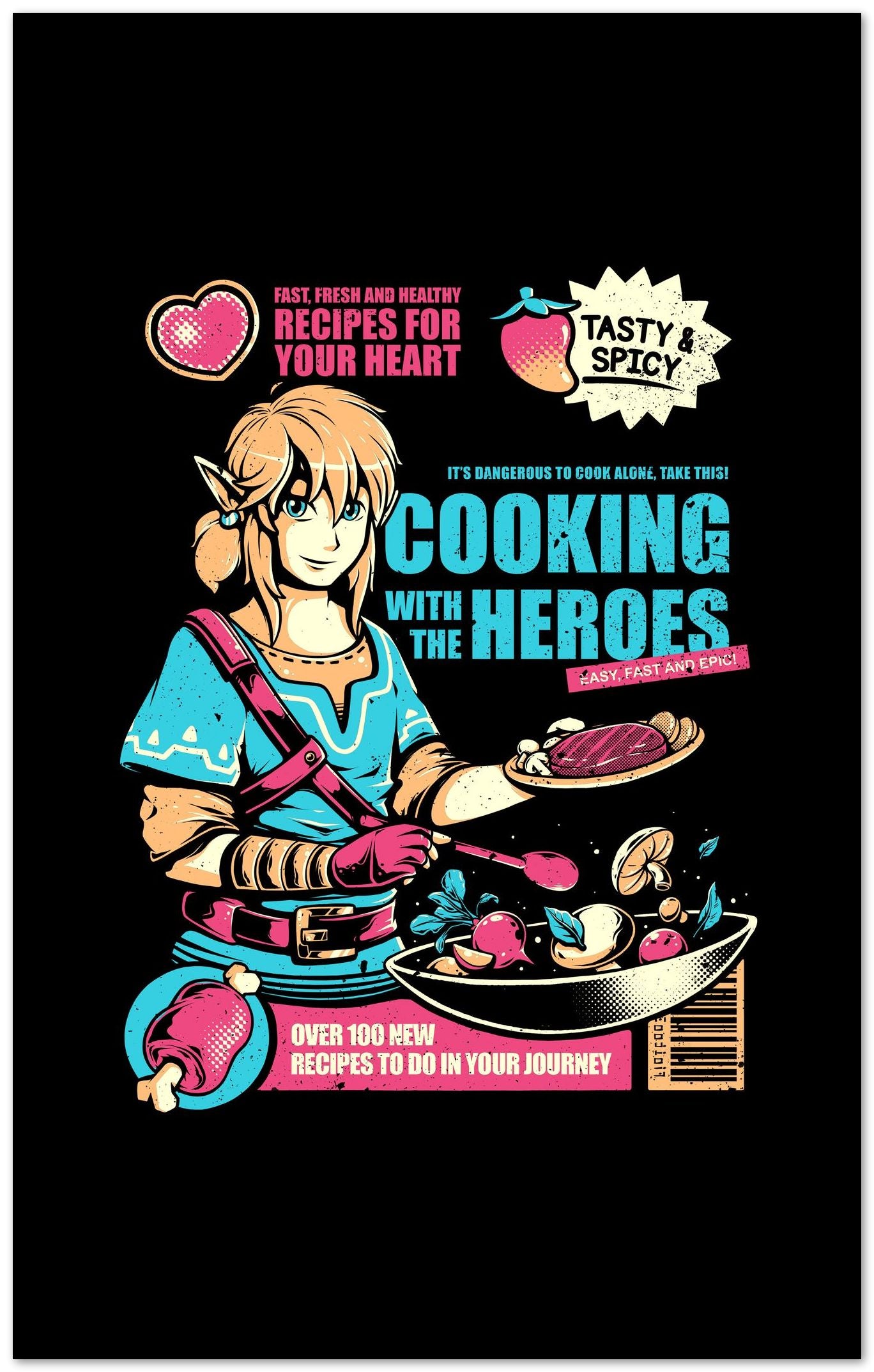 Cooking with the Heroes - @Ilustrata