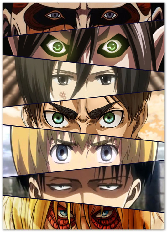 Attack On Titan Eyes Anime Japan - @WpapArtist