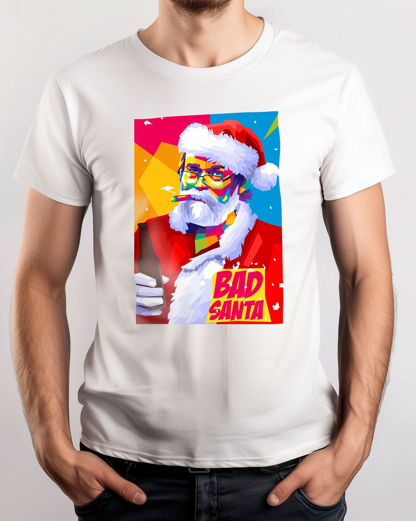 Bad Santa Pop Art - @WpapArtist