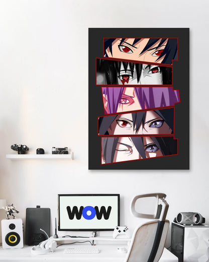 Sasuke Eyes - @WpapArtist