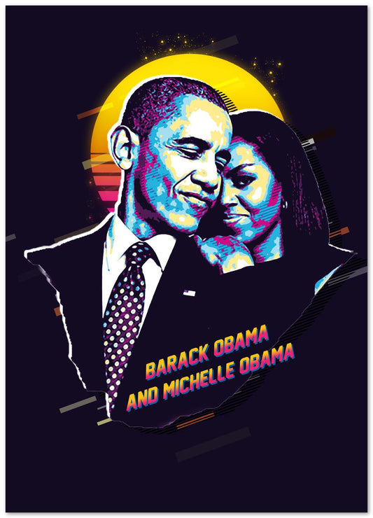 Barrack Obama And Michelle Obama - @WpapArtist