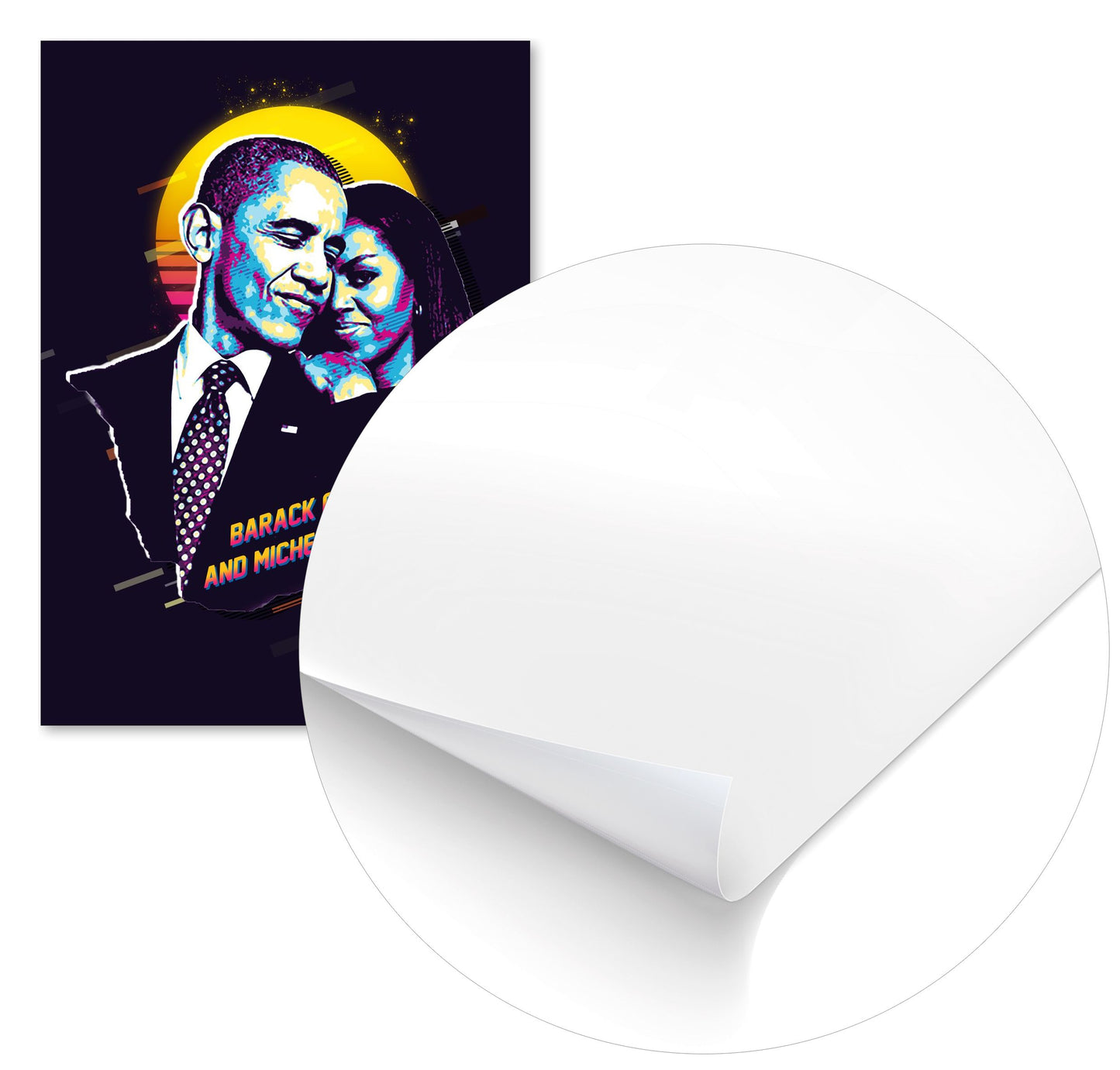 Barrack Obama And Michelle Obama - @WpapArtist